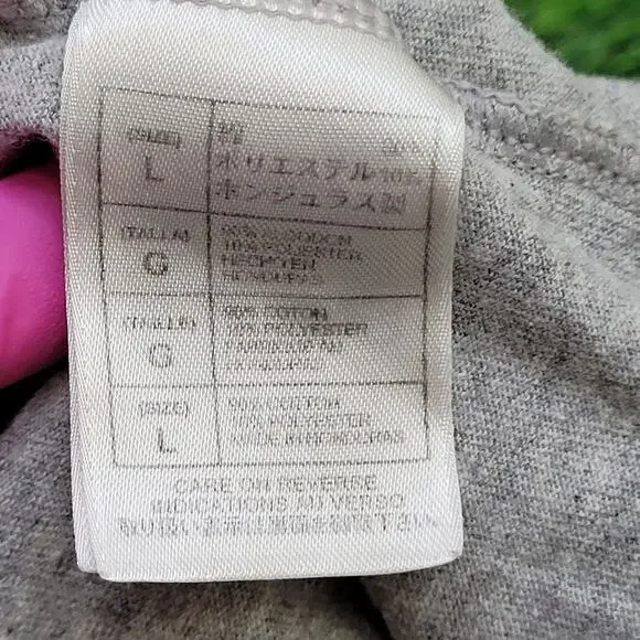 Disney Mickey-Mouse Ringer Shirt Womens Large 22x26 Gray - Picture 8 of 13